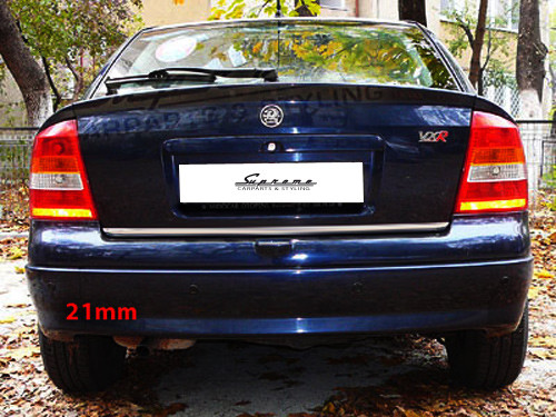 für OPEL Astra G  Coupe  Cabrio - 3M Chrom Zierleiste Heckleiste Kantenschutz - Bild 4 von 5