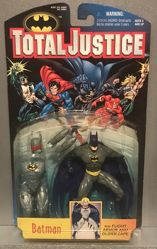 1996 - VINTAGE & MEGA RARE - DC COMICS - TOTAL JUSTICE 2 x⭐️ BATMAN & ROBIN ⭐️ - Picture 5 of 21
