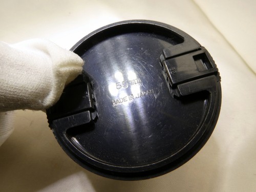 Sigma 55mm Front Lens Cap Snap on type all Black - Picture 6 of 8