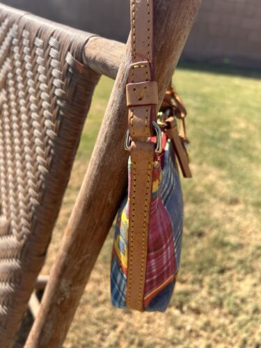 DOONEY AND BOURKE MINI HOBO BAG BITSY MADRES KARIERT AMEISE PICKNICK WINZIG HOBO - Bild 4 von 17
