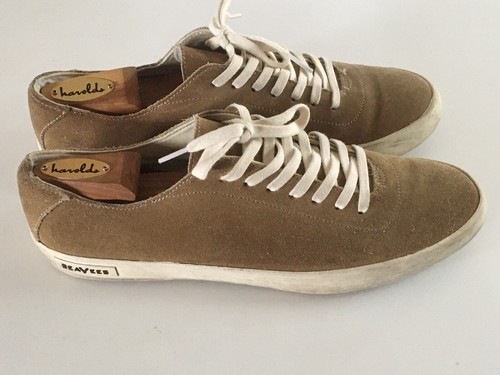 🧨 Seavees Racquet Club Sneaker Tan Suede Shoes Men’s Size US 10.5 - Picture 1 of 8