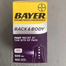 Back & Body Extra Strength Aspirin - 500mg, 100 Tablets