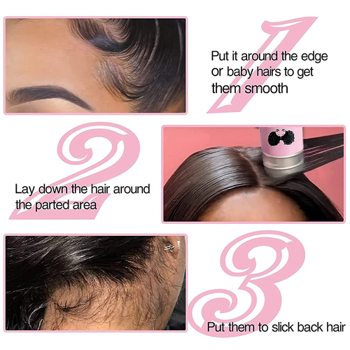 Wax Stick for Hair, Pomade Long-Lasting Wax, Smoothing & Slick Stick for Wigs, S - Picture 3 of 7