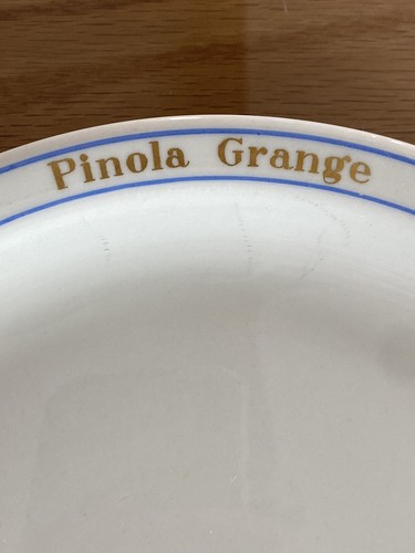 Set 10 Restaurant Ware Salad Plate 7.25” Custom Personalized Gold Paint Name - Picture 3 of 5