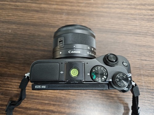Canon EOS M6 24.2MP Mirrorless Camera w/ 15-45mm & 22mm Lenses, EF-EOS M Adapter - Picture 4 of 24