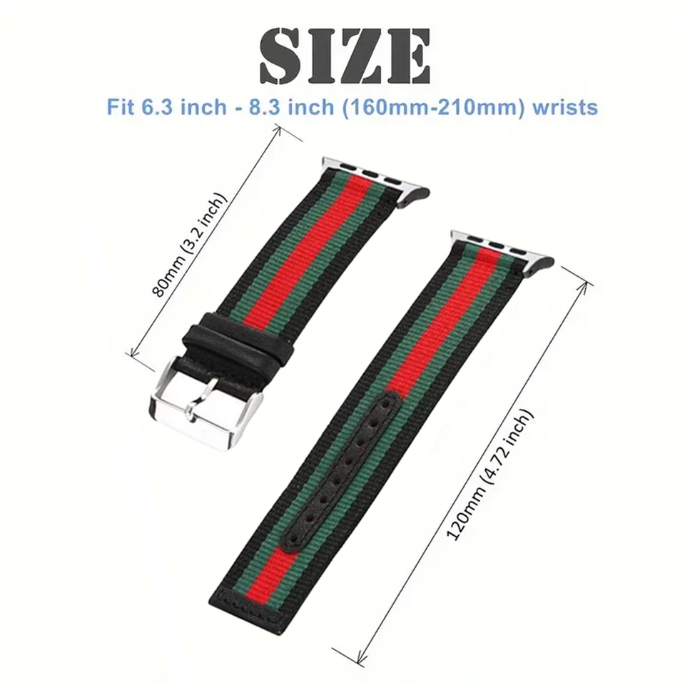 Luxury Leather Apple Watch Band Strap for iWatch Series 11 10 9 8 7 6 SE Ultra 3 - Image 2 of 4