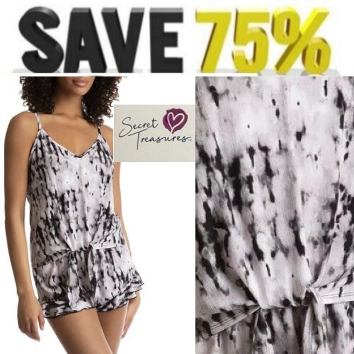 Secret Treasures Women's and Women's SIZE XL 16-18 Knotted Cami-Tap Set NWT - Picture 14 of 16