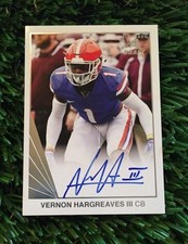 Vernon Hargreaves III Leaf Ultimate Draft On Card Auto Autograph RC Buccaneers