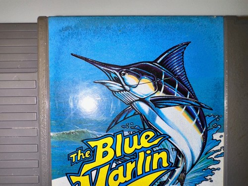 Blue Marlin **RARE** Nintendo NES Cartridge +Sleeve Tested & Works! *RARE* - Picture 2 of 12
