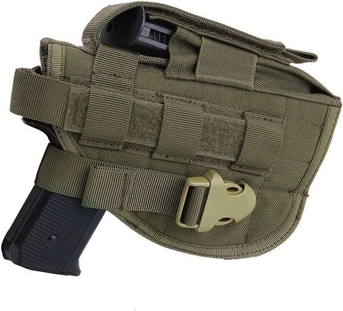 Tactical Molle Belt Gun Holster Adjustable for S&W M&P Shield M1911 Glock 17 26 - Picture 11 of 17
