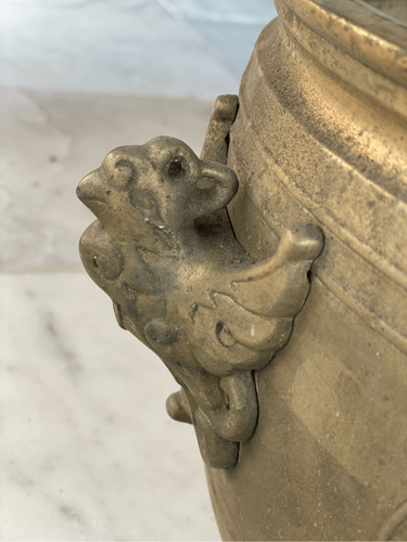 19th Century Japanese Bronze Jardiniere Plant Pot - Picture 2 of 9