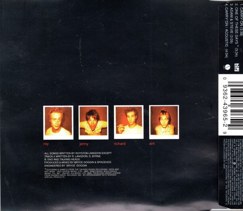 SPACEHOG CARRY ON Single - Bild 2 von 2