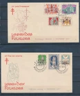 XE70956 Belgium 1957 legends folklore anti-tuberculosis FDC's used