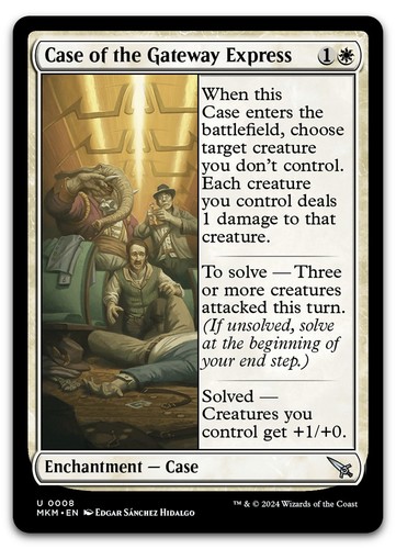 Case of the Gateway Express #8 (NM) Murders Karlov Manor MKM Magic MTG - Picture 1 of 2