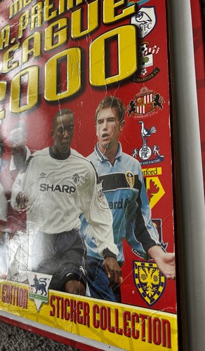 Merlin Premier League 2000 Sticker Album 100% Complete + Hardback Binder V Good - Picture 3 of 21