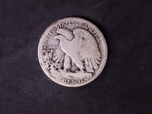 1916-s Walking Liberty Half Dollar 50c silver coin KEY DATE - Picture 2 of 4