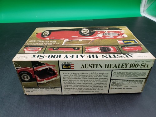 Revell 1/25 Scale Austin-Healey 100-Six Model Kit H-1202 Plastic Shows Wear - Picture 7 of 18
