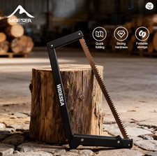 Widesea Folding Hand Saw Manganese Steel Blade Camping Wood Cutting Tool Outdoor