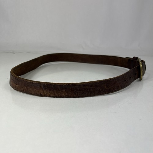 Cinturón de Vestir Abercrombie & Fitch Vintage Usado Cuero Marrón - Para Hombre Talla 32 - Imagen 5 de 7