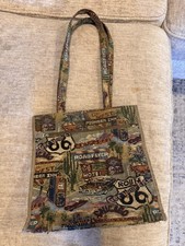 Route 66 Tapestry Tote Bag by Jade