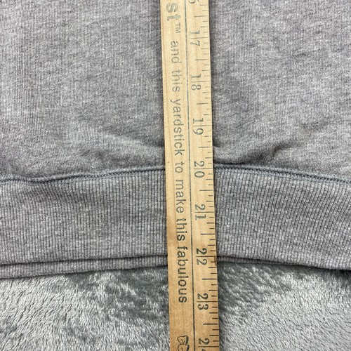 Lucky Brand Sweatshirt Womens L Gray Fresh As A Daisy Embroidered Cottagecore - Picture 16 of 16
