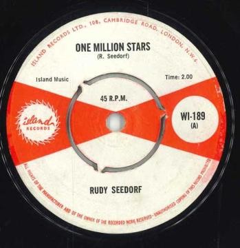 英7” Rudy Seedorf One Million Stars / Mr Blue WI189  Records /00050 7
