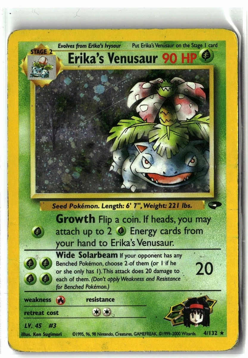 Venusaur Pokémon TCG Gym Challenge Individual Collectible Card