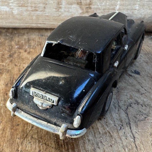 Vintage Minic Motorways Slot Car By Tri-any, Rolls Royce Silver Cloud In Black - Picture 6 of 13