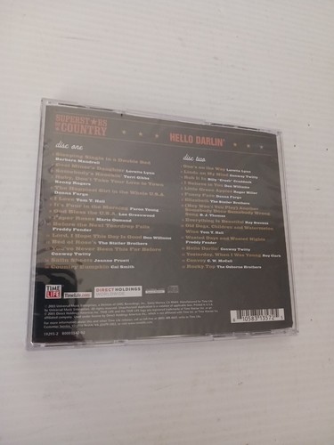 TIME LIFE MUSIC SUPERSTARS OF COUNTRY HELLO DARLIN' 30 TRACK 2 CD SET - Picture 2 of 3