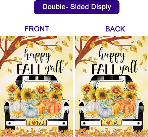 Seasonal Garden Flags Set of 12, Double-Sided 12x18 Inch Outdoor Decor - Picture 4 of 7