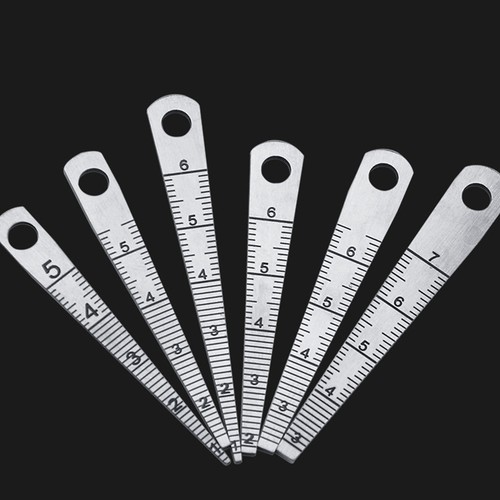  6 Stück Messgerät Edelstahl Hochpräzise Stecklehren zum Schweißen - Bild 9 von 11