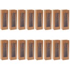  16 PCs Weingeschenkbeutel mit Fensterpapier Rotwein Geschenkträgerbeutel