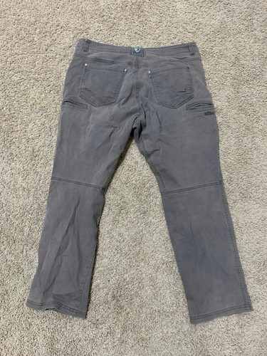 Kuhl Pants Mens 38x30 Gray Revolt Straight Comfort Jean Pants Outdoors Hiking - Picture 5 of 6