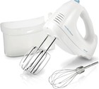 Hamilton Beach 6-Speed Electric Hand Mixer with Whisk, Traditional Beaters, Snap