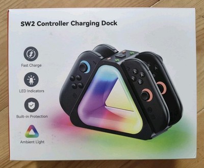 SW2 Charging Dock Station - Ladestation Joycon Nintendo Switch in OVP  