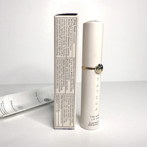 TATCHA The Kissu Lip Tint SPF 25 ~ CAMELLIA - EXP 08/2026 ~ Full Size ~ Boxed - Picture 4 of 5