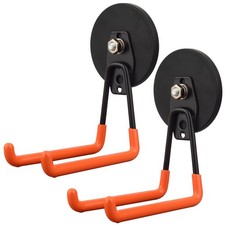 MUTUACTOR Magnetic Hooks 2-Pack Heavy Duty Large Metal Tool Organizer