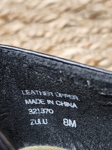 Mocasines Mootsies Tootsies Cuero Gamuza Negros Sin Cordones Negocios Trabajo Talla 8 - Imagen 10 de 10