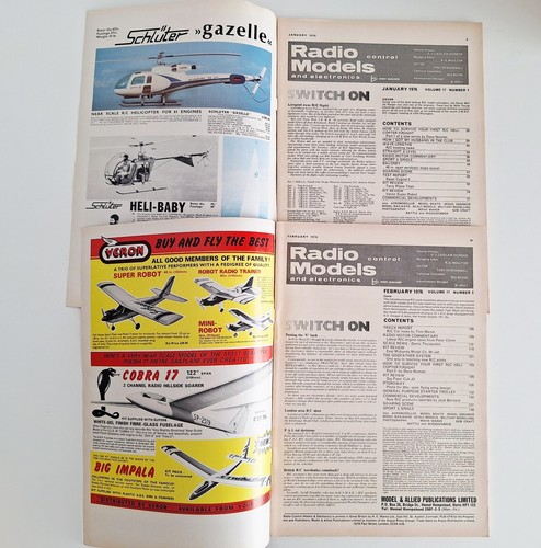 11 x 1976 Radio Control Models & Electronics Magazine Vintage Bundle Job Lot - Picture 3 of 20