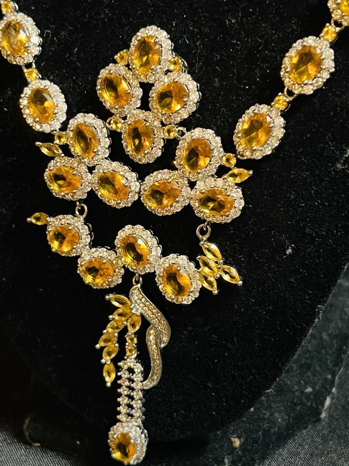 ❤️ Bisutería Piedras Respirables Joyería Lote Pulsera Collar y Pulsera Foto 4 de 4