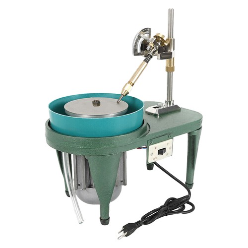 Máquina facetadora de gemas amoladora plana de piedras preciosas joyería cortador lapidario pulidora 180 W - Imagen 17 de 17