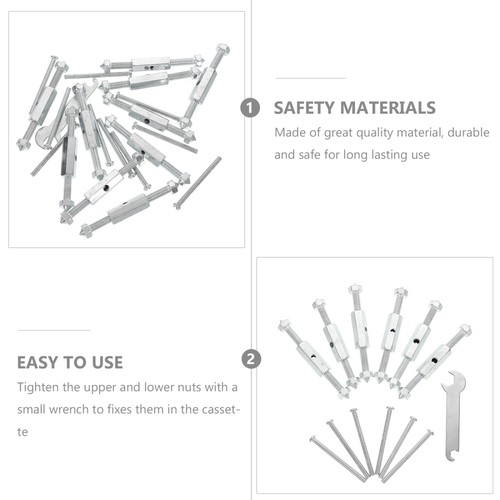 10 Sets Back Box Restorer Socket Adapter Repair Electrical Outlet Kit - Imagen 2 de 12