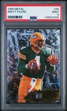 1996 FLEER METAL #45 BRETT FAVRE PSA 9