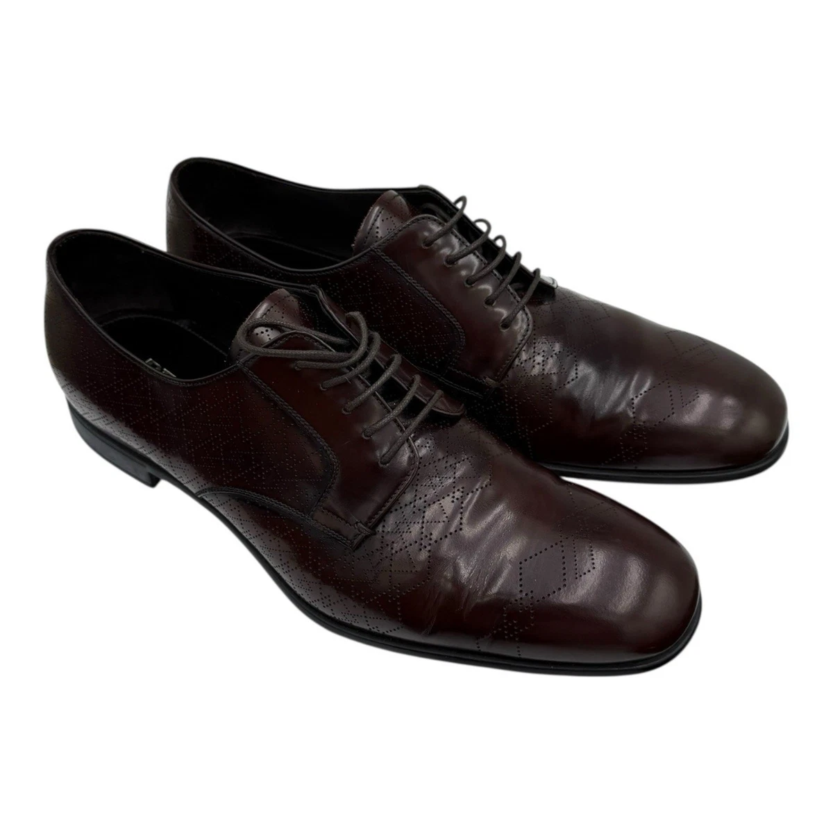 PRADA Oxford Brown Dress Shoes for Men for sale | eBay