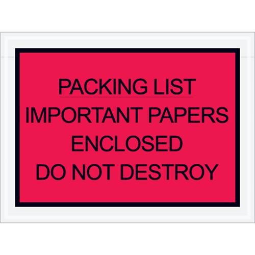 3-12" Packing List Shipping Envelopes & Mailers (Multi Color/Size) 500-1000/Case - Picture 15 of 39