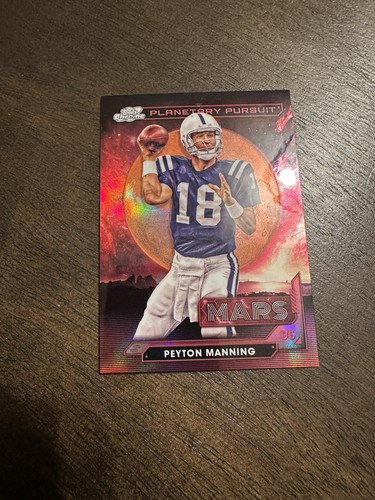 2024 Topps Chrome Cosmic - Peyton Manning PLANETARY PURSUIT Mars SSP Case Hit