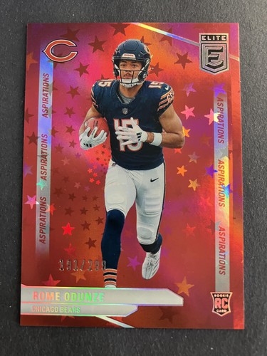2024 Donruss Elite #103 Rome Odunze Aspirations Stars #/299 - Picture 1 of 2