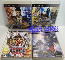 USED PS3 Sengoku Basara HD + 4 Sumeragi + 3 Utage + Yukimura 4 Set Japanese