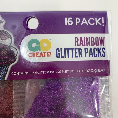 Glitzerpakete 30 Farben Set Kunstprojekt Basteln Glitzer hell Regenbogen NEU - Bild 4 von 5