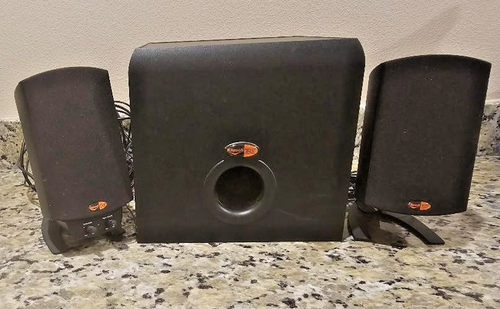 Klipsch ProMedia 2.1 THX Certified Computer Speaker System-Black See Description